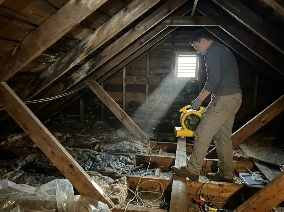 attic-water-damage-drying-proc-007 — frequently asked questions, Emergency Water Extraction & 24/7 Flood Response in Apple V…